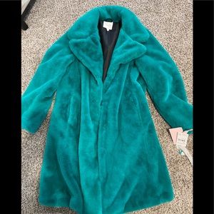 Nordstrom Avec Les Filles Faux Fur Teddy Coat NWT
